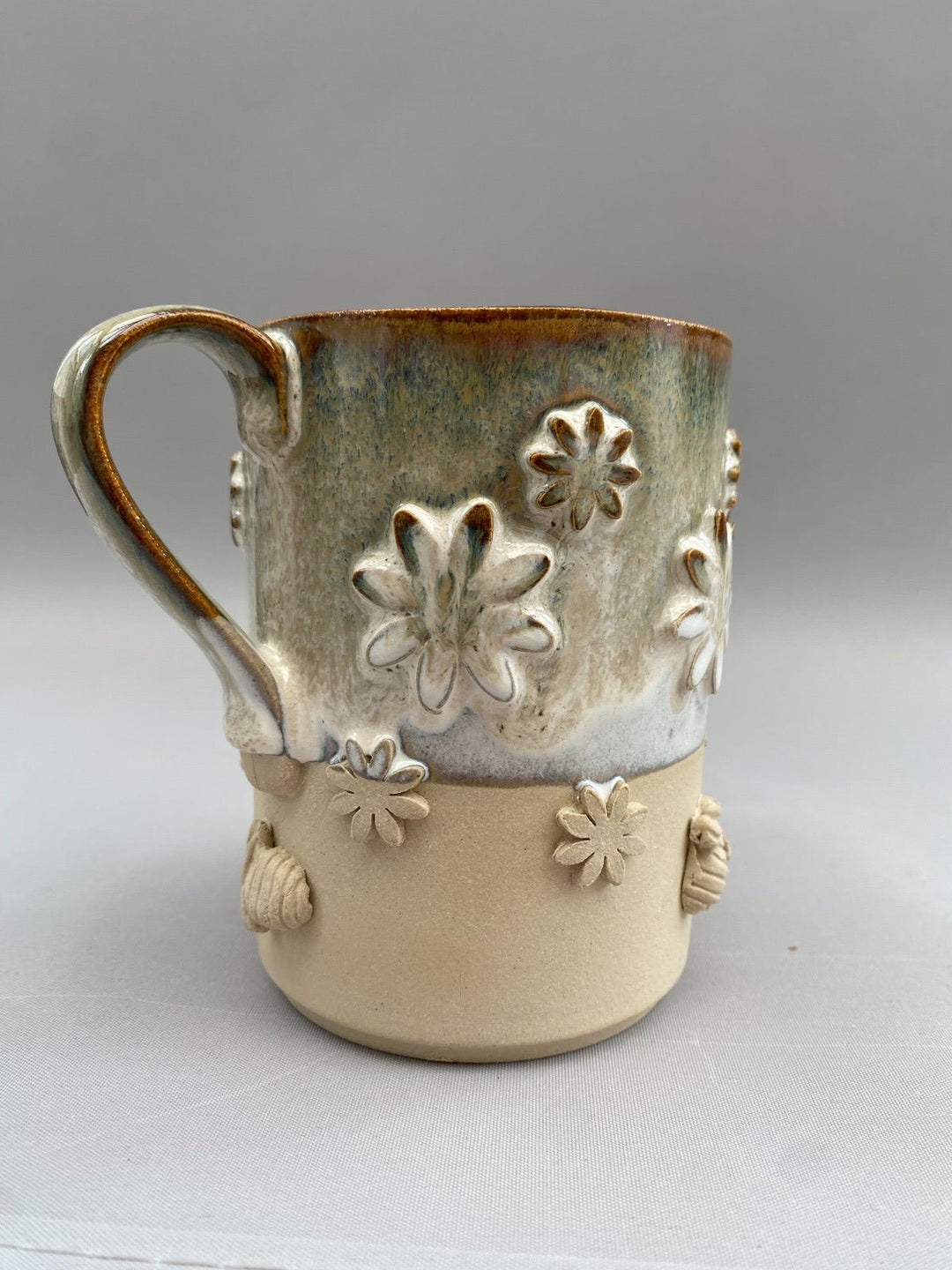 Flower & Bee Mug No 14