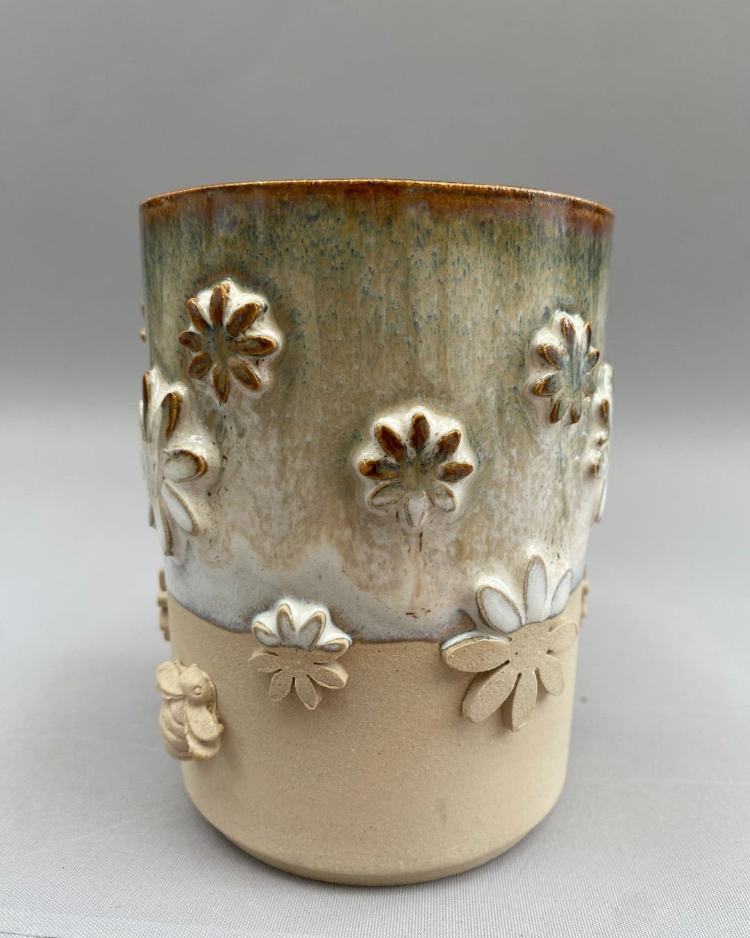 Flower & Bee Mug No 14