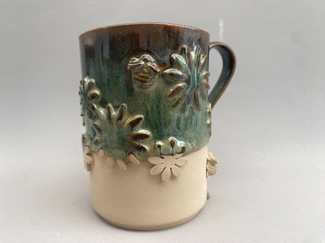 Flower & Bee Mug 2