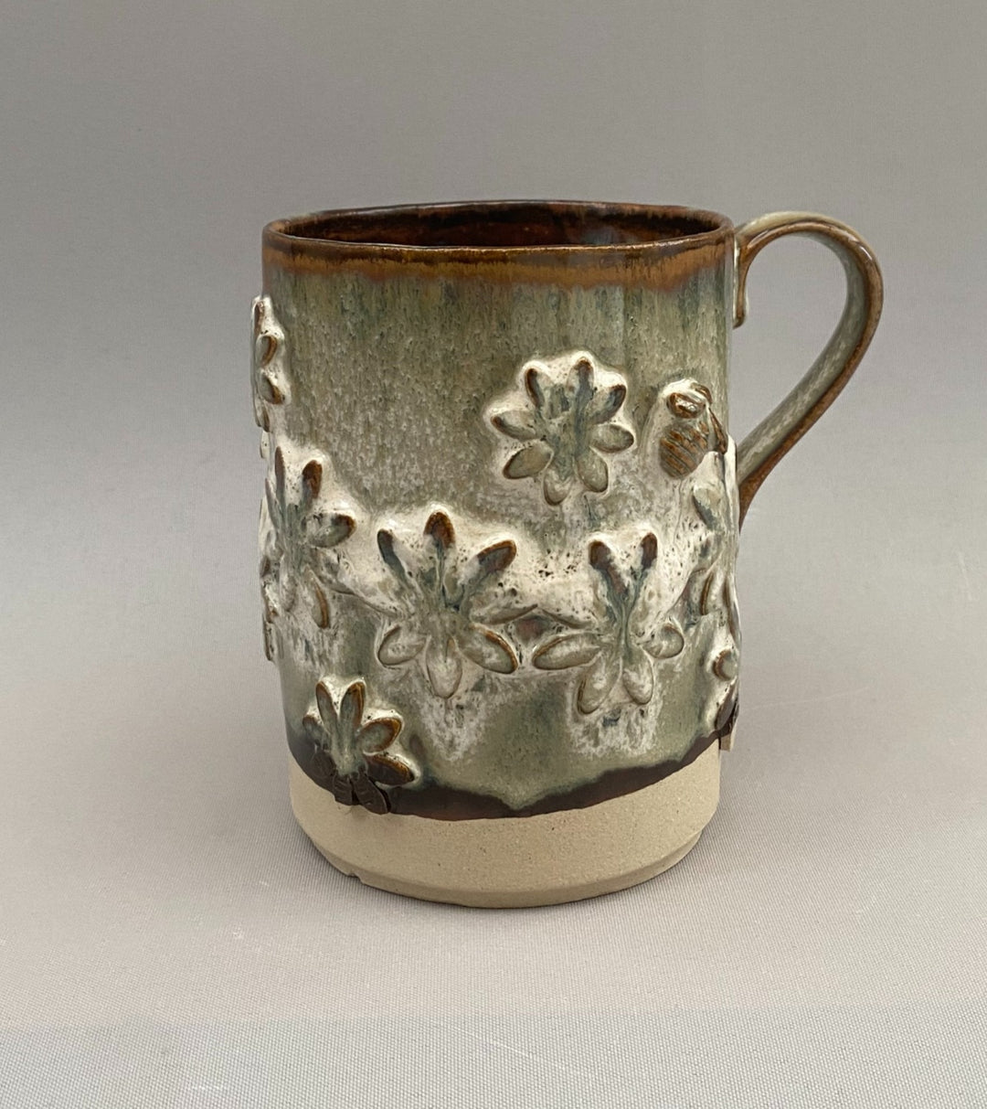 Flower & Bee Mug No 4