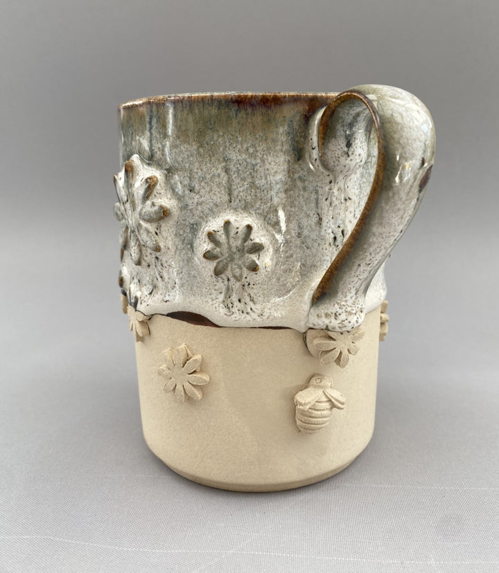 Flower & Bee Mug No 8