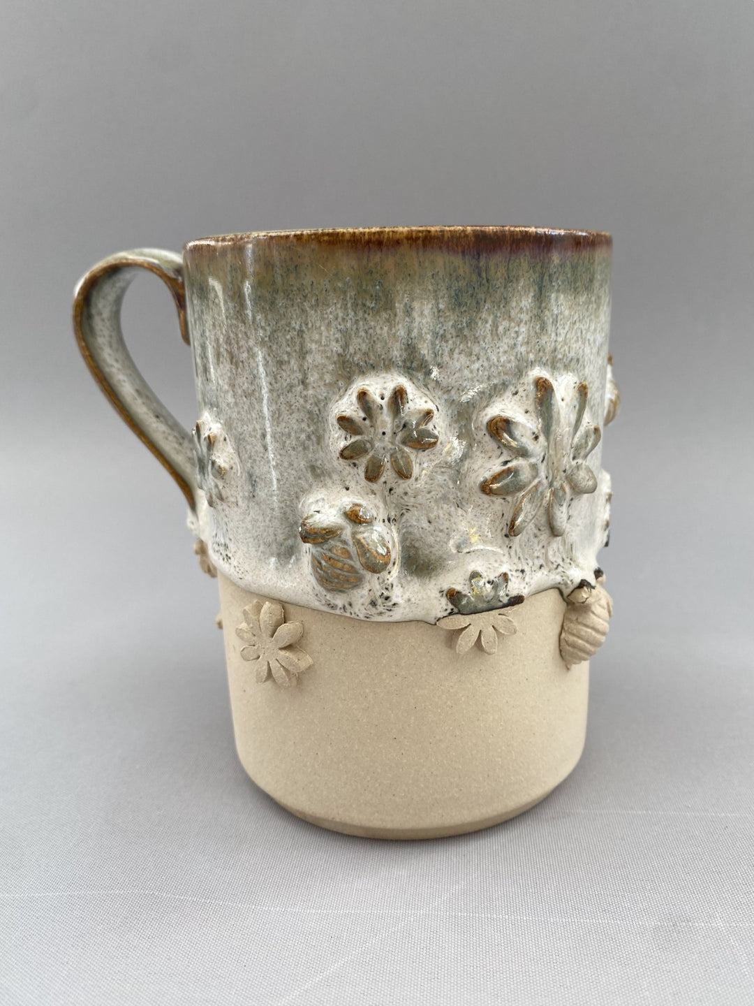 Flower & Bee Mug No 8