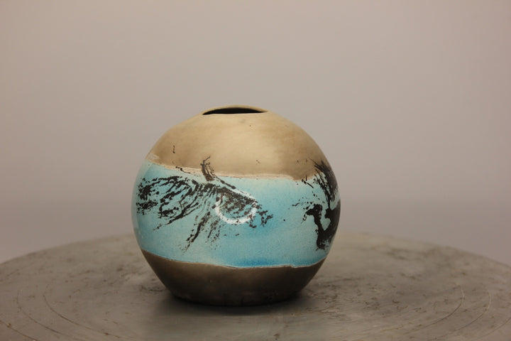 Handmade Raku Sphere