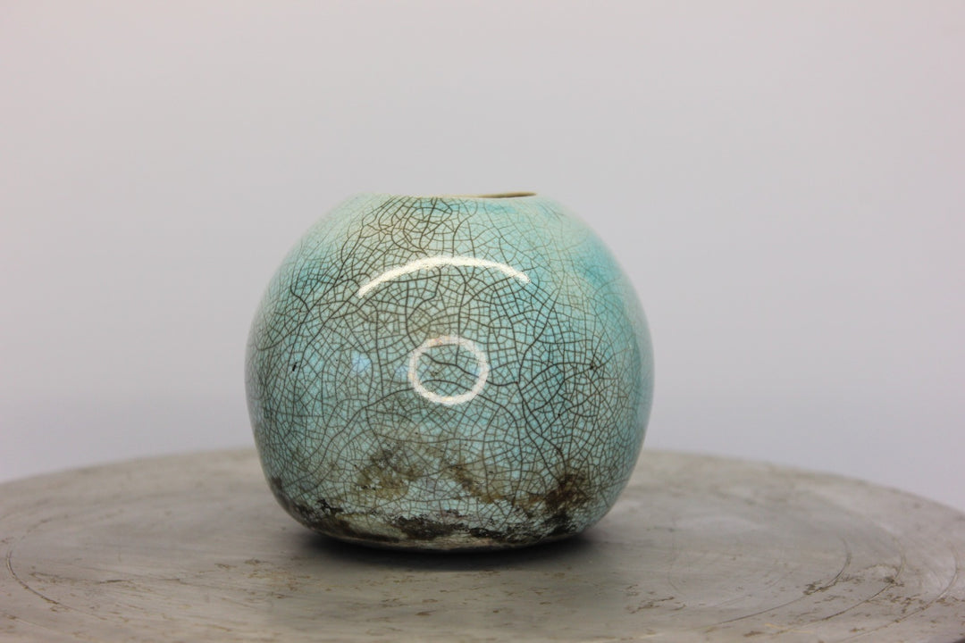 Raku Crackle Sphere