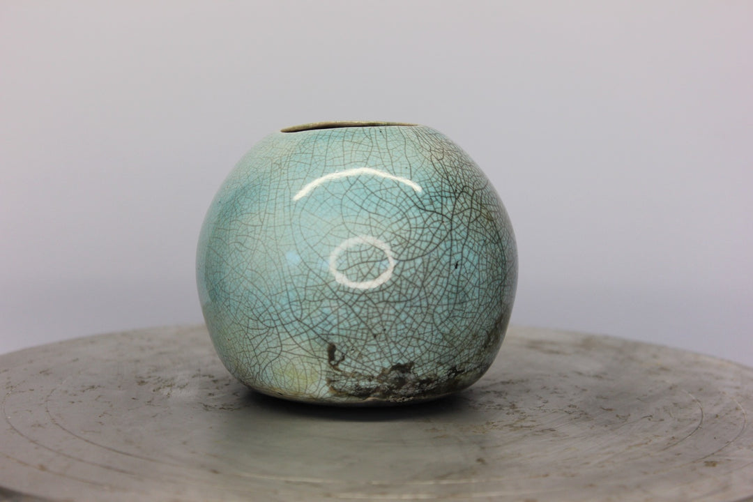 Raku Crackle Sphere