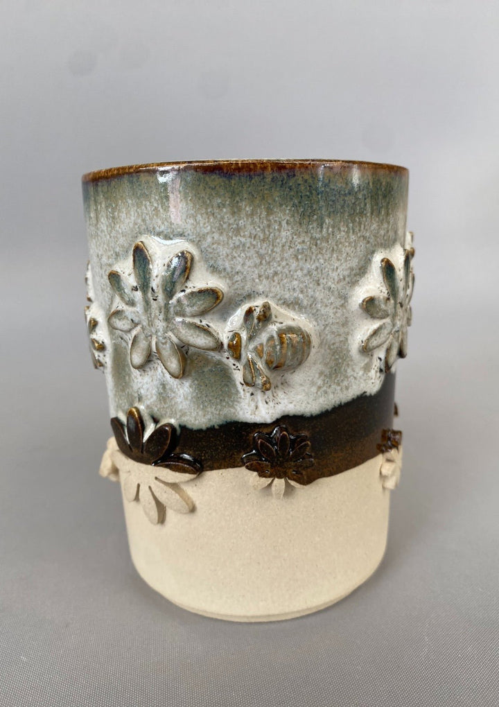 Flower & Bee Mug No 1