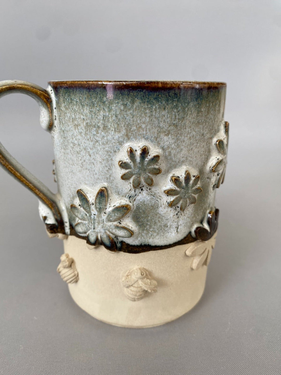 Flower & Bee Mug No 1